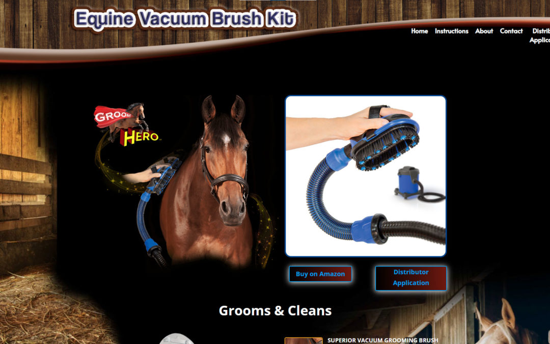 Groom Hero Brush Website Design