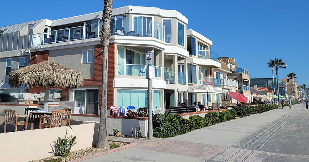 Pacific Beach California Boardwalk After ALT