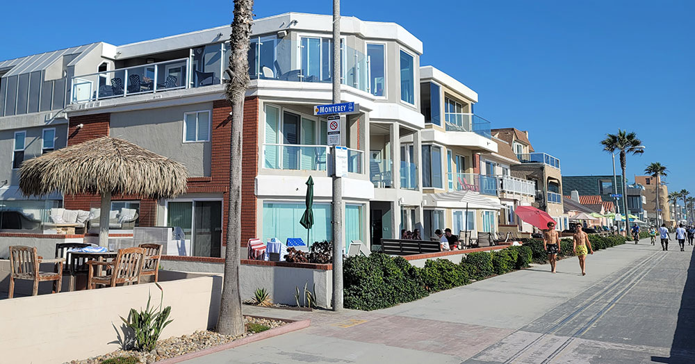 Pacific Beach California Boardwalk Before ALT