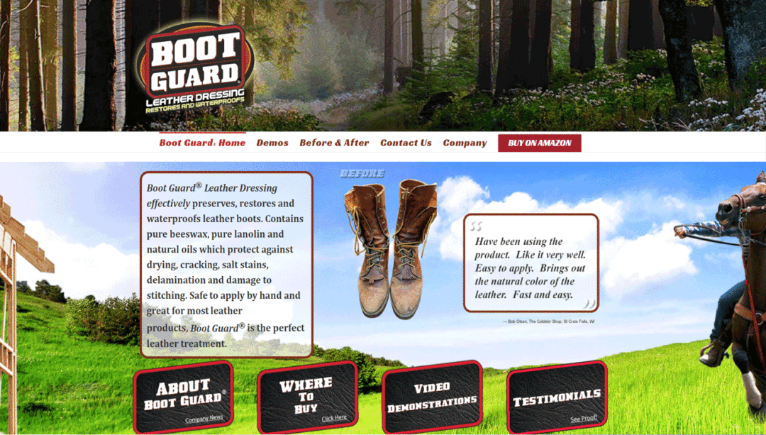 Boot Guard Website Design