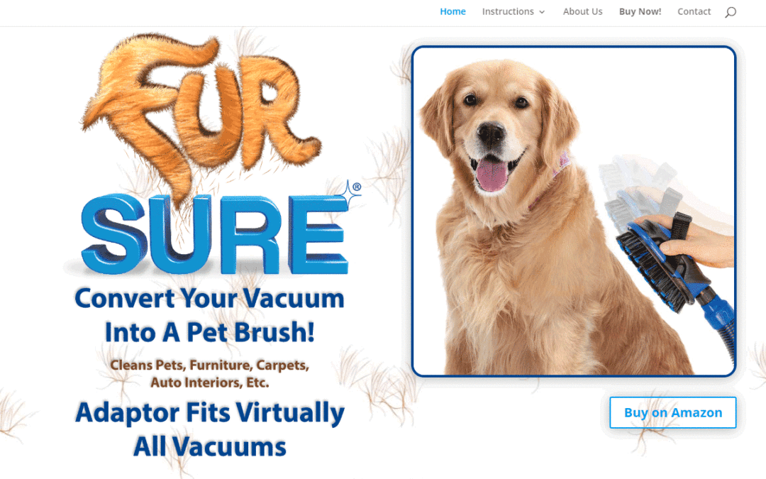Fur Sure Brush Website Design