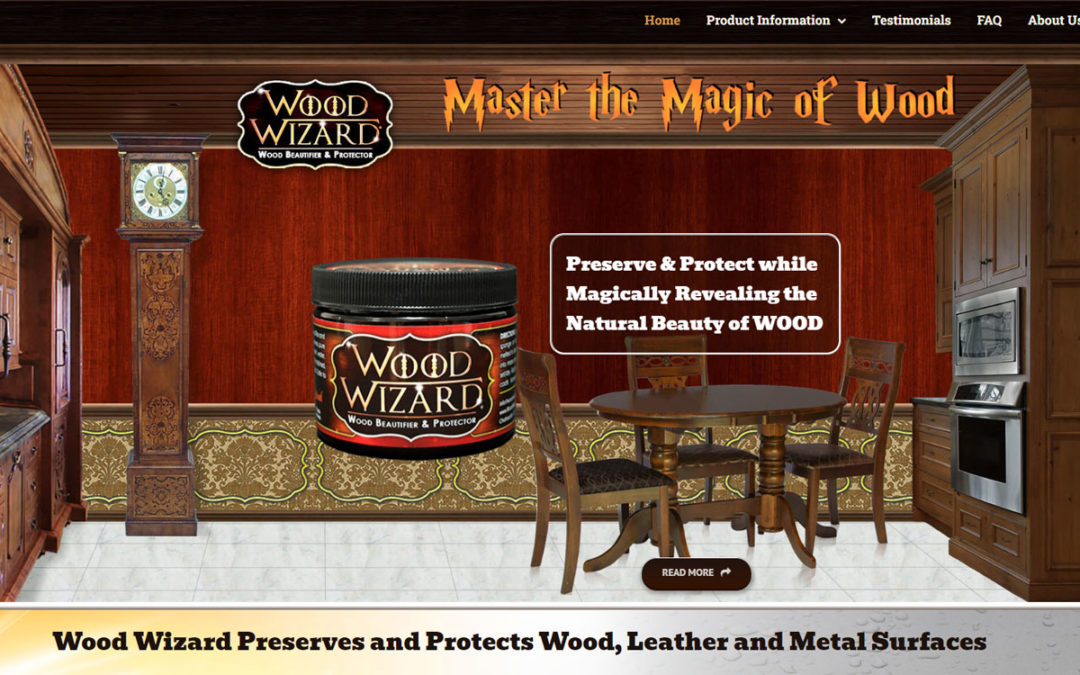 Wood Wizard Website Design