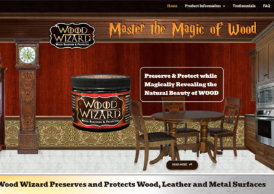 Wood Wizard Website Design